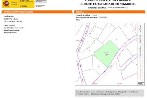 Helårsgrund i Orba, Alicante, Orba - € 120.000 | Ref: 026072_E - foto 1