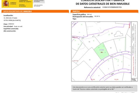 Helårsgrund i Orba, Alicante, Orba - € 95.000 | Ref: 026073_E - foto 1