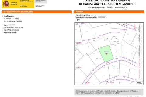 Helårsgrund i Orba, Alicante, Orba - € 95.000 | Ref: 026077_E - foto 1