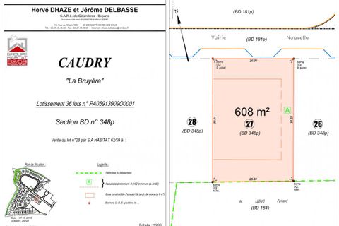 Helårsgrund i Caudry, Nord, Caudry - € 43.200 | Ref: PL27_CAUDRY - foto 1