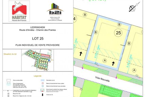 Helårsgrund i Ledringhem, Nord, Ledringhem - € 54.000 | Ref: LEDRINGHEM_PL25 - foto 1