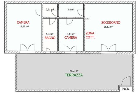 Leilighet i Chiavari, Genoa, Chiavari - € 315 000 | Ref: 26347 - foto 14