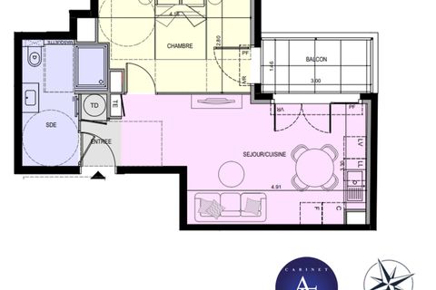 Lejlighed i Nice, Alpes-Maritimes, Nice - € 215.000 | Ref: 9OTR LRDCAEI - A34-1 - foto 2
