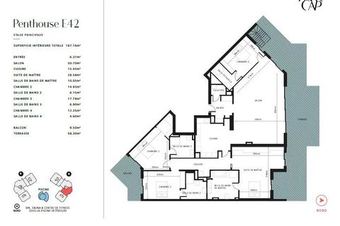 Lejlighed i Antibes, Alpes-Maritimes, Antibes - € 5.750.000 | Ref: Ny-843-PdcE42 - foto 19