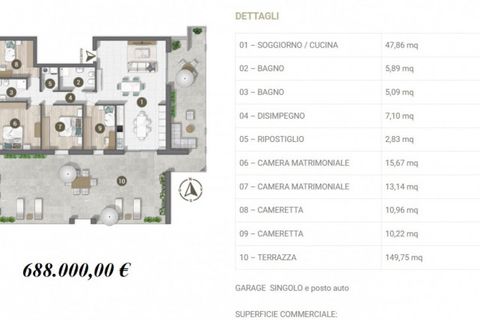 Penthouse i Padua, Padua, Padua - € 688.000 | Ref: FOR305 - foto 20