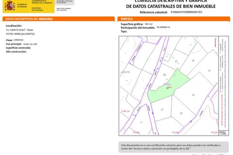 Helårsgrund i Orba, Alicante, Orba - € 90.000 | Ref: 001512 - foto 1