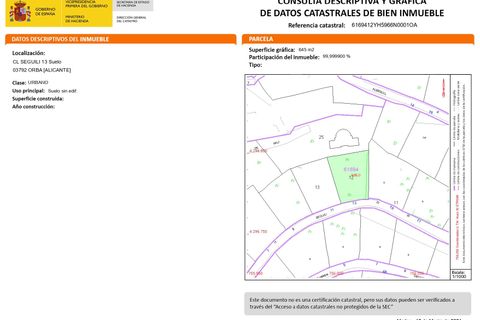 Helårsgrund i Orba, Alicante, Orba - € 95.000 | Ref: 026079_E - foto 1