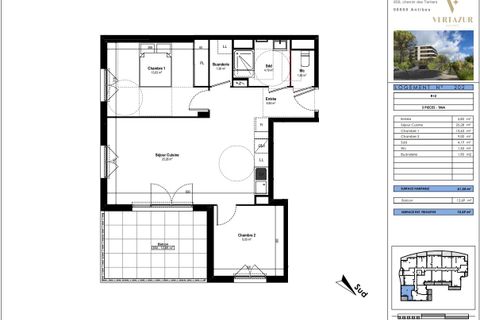 Lejlighed i Antibes, Alpes-Maritimes, Antibes - € 415.000 | Ref: 9OTR PROVAZ-202 - foto 2
