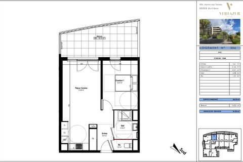 Lejlighed i Antibes, Alpes-Maritimes, Antibes - € 295.000 | Ref: 9OTR PROVAZ-206 - foto 2
