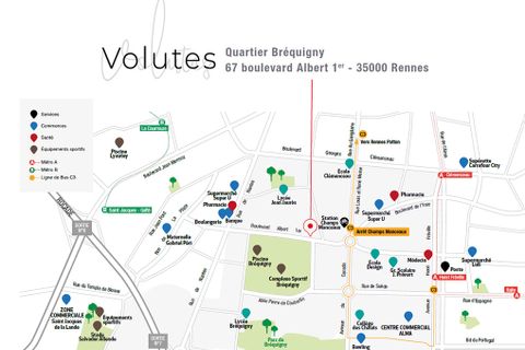 Wohnung in Rennes, Ille-et-Vilaine, Rennes - € 290.000 | Ref: p41l593 - Foto 2