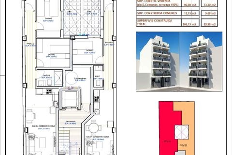 Lejlighed i Torrevieja, Alicante, Torrevieja - € 279.000 | Ref: NB-44896 - foto 13
