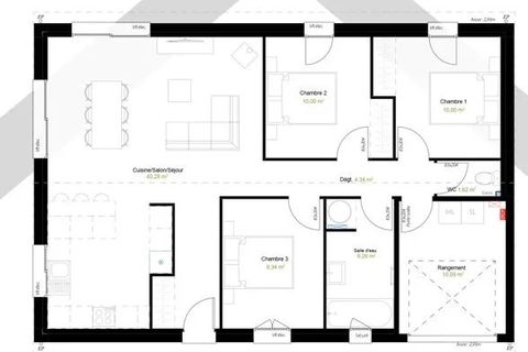 Villa i Labastide-Saint-Pierre, Tarn-et-Garonne, Labastide-Saint-Pierre - € 199.000 | Ref: 85703123 - foto 3