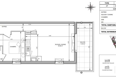Lejlighed i Cannes, Alpes-Maritimes, Cannes - € 255.000 | Ref: 9OTRAICHARMO - B104 - foto 1
