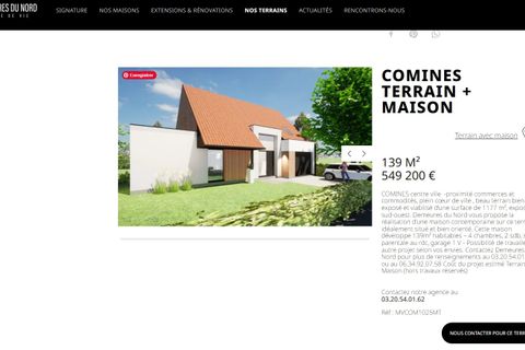 Grond in Comines, Nord, Comines - € 240.000 | Ref: 85933343 - foto 1