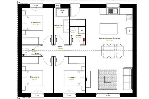 Villa a Valence, Tarn-et-Garonne, Valence - € 197.000 | Ref: 85991613 - foto 2
