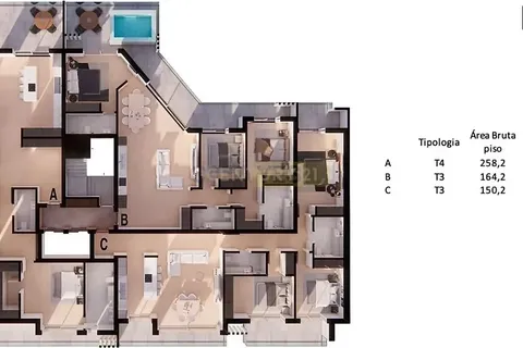 Lejlighed i Almada, Setubal, Almada - € 1.350.000 | Ref: C0379-00899 - foto 2