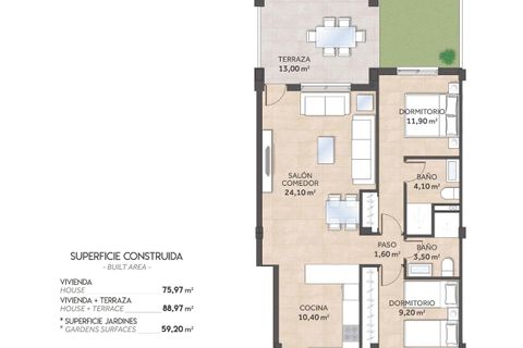 Bungalou a La Canada, Alicante, La Canada - € 243.800 | Ref: 1C-N9138 - foto 19