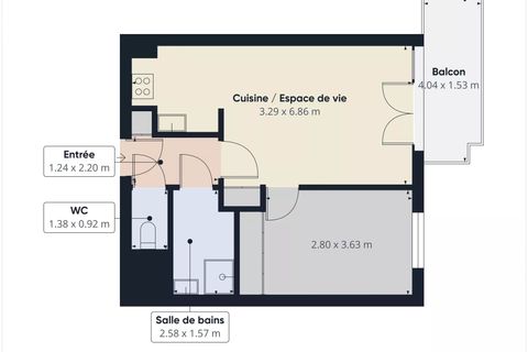 Lejlighed i Antibes, Alpes-Maritimes, Antibes - € 215.000 | Ref: IVCP1285 - foto 9