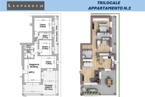 Leilighet i Parabiago, Milan, Parabiago - € 310 000 | Ref: RESIDENZA LEONARDO - 2 - foto 2