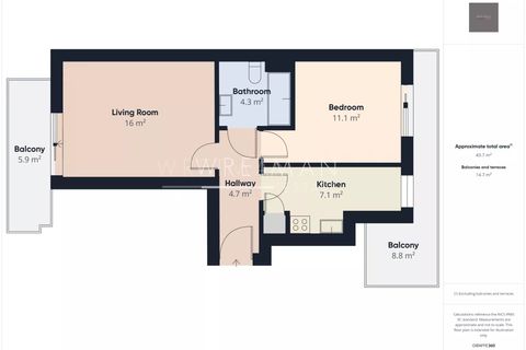 Lejlighed i Nice, Alpes-Maritimes, Nice - € 390.000 | Ref: 86376656 - foto 17