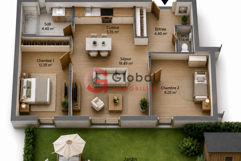 Lejlighed i Marseille, Bouches-du-Rhone, Marseille - € 332.280 | Ref: 7700 - foto 1