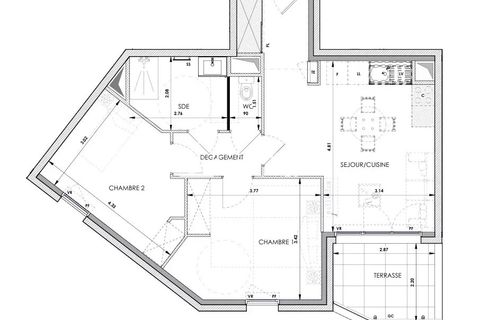 Lejlighed i Chateauneuf-Grasse, Alpes-Maritimes, Chateauneuf-Grasse - € 246.000 | Ref: 86440775 - foto 2