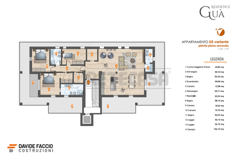 Leilighet i Arzignano, Vicenza, Arzignano - € 560 000 | Ref: AU56 - foto 15