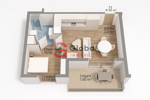 Lejlighed i Marseille, Bouches-du-Rhone, Marseille - € 246.420 | Ref: 7703 - foto 1
