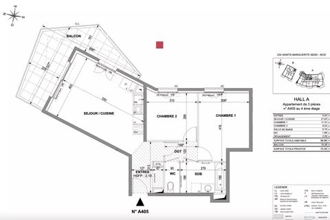 Lejlighed i Nice, Alpes-Maritimes, Nice - € 364.000 | Ref: A405 - foto 5