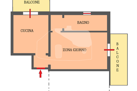 Lejlighed i Sanremo, Imperia, Sanremo - € 109.000 | Ref: M04 - foto 15
