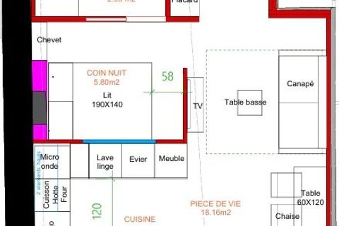 Lejlighed i Lyon, Rhone, Lyon - € 129.000 | Ref: 85582302 - foto 1