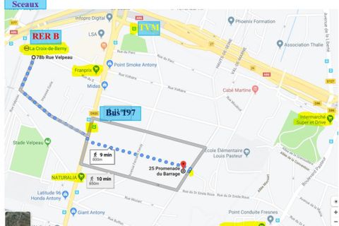1-Zimmerwohnung in Antony, Hauts-de-Seine, Antony - € 390/Monat | Ref: 631350 - Foto 1