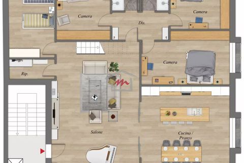 Træhytte i Bardonecchia, Turin, Bardonecchia - € 1.100.000 | Ref: "BAITA ORIZZONTE" - foto 8