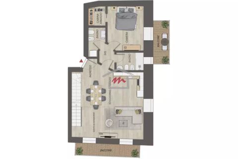 Lejlighed i Bardonecchia, Turin, Bardonecchia - € 815.000 | Ref: "L'BACHA'" APT. 6 - foto 13