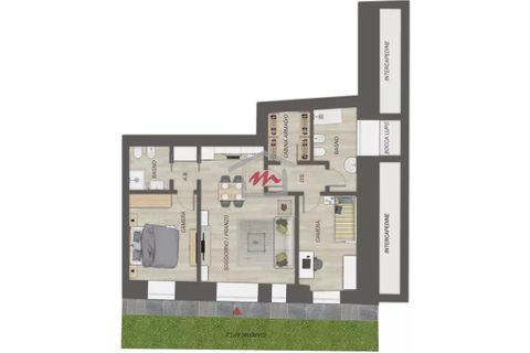 Lejlighed i Bardonecchia, Turin, Bardonecchia - € 415.000 | Ref: "L'BACHA'" APT. 2 - foto 11