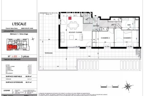 Lejlighed i Golfe-Juan, Alpes-Maritimes, Golfe-Juan - € 582.000 | Ref: 1-203 - foto 2