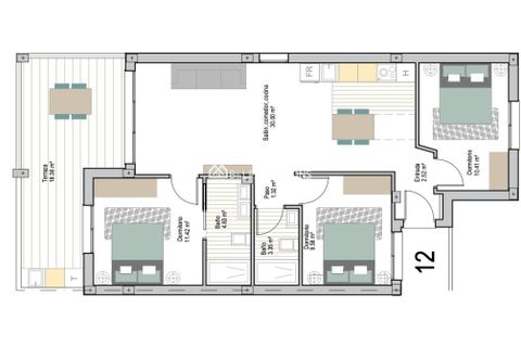 Lejlighed i Torre Pacheco, Murcia, Torre Pacheco - € 226.900 | Ref: A624 - foto 26