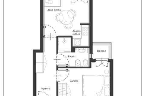 Leilighet i Bordighera, Imperia, Bordighera - € 220 000 | Ref: AG-DOM 3419 - foto 28