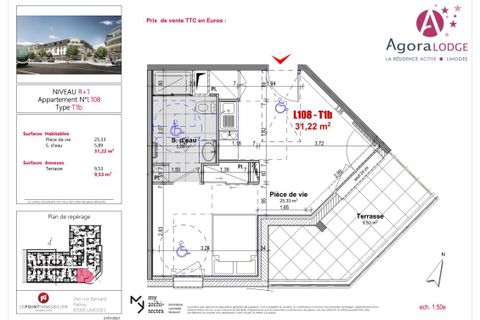 Apartament a Limoges, Haute-Vienne, Limoges - € 446/mes | Ref: 0064215 - foto 5