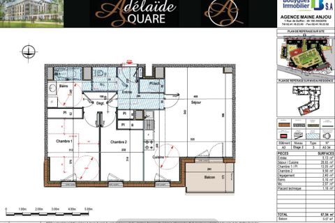 Apartament a Angers, Maine-et-Loire, Angers - € 710/mes | Ref: 0026538 - foto 2