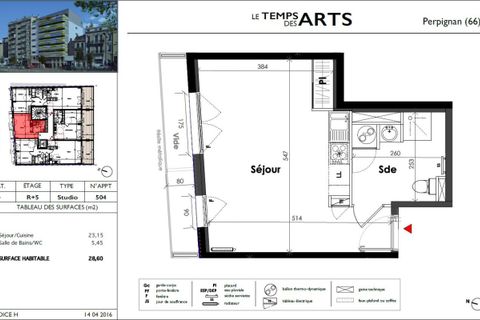 Apartament a Perpignan, Pyrenees-Orientales, Perpignan - € 381/mes | Ref: 0036329 - foto 5