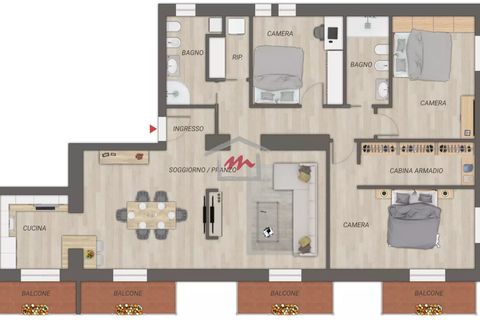 Leilighet i Bardonecchia, Turin, Bardonecchia - € 465 000 | Ref: "GENOVA 8" 5 LOCALI - foto 38