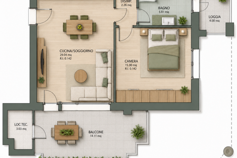 Wohnung in Parma, Parma, Parma - € 280.000 | Ref: parma722 - Foto 25