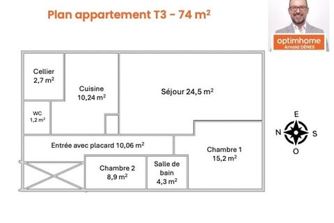Leilighet i Rennes, Ille-et-Vilaine, Rennes - € 229 000 | Ref: 830035074308 - foto 14
