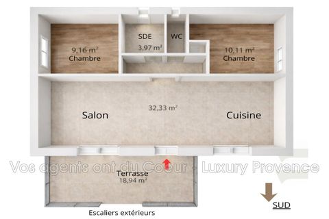 Lejlighed i Greasque, Bouches-du-Rhone, Greasque - € 310.000 | Ref: 889V716A - foto 7