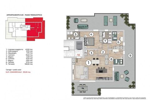 Penthouse i Padua, Padua, Padua - € 505.000 | Ref: A042 - foto 18