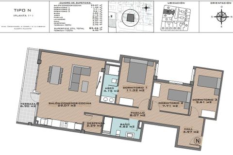 Leilighet i Algorfa, Alicante, Algorfa - € 208 266 | Ref: RS95347M - foto 12