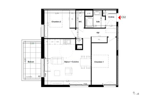 Lejlighed i Lyon, Rhone, Lyon - € 209.000 | Ref: 69-25-007532_ - foto 2