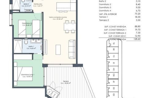 Leilighet i Benijofar, Alicante, Benijofar - € 466 000 | Ref: 66656 [COMPLEX: 24774] - foto 9