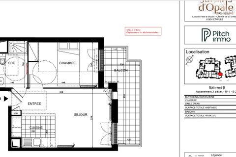 Wohnung in Etaples, Pas-de-Calais, Etaples - € 595/Monat | Ref: B22 - Foto 7